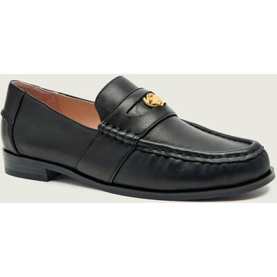Coccinelle Skórzane loafersy C-Penny czarny 39 Coccinelle Skórzane loafersy C-Penny czarny 39