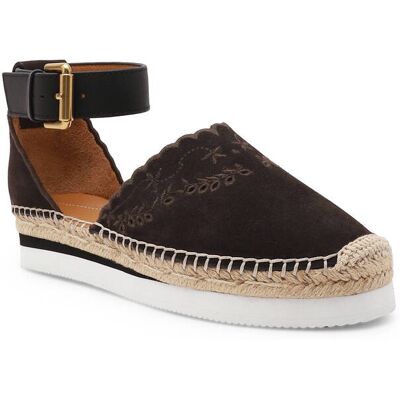 See By Chloé Skórzane espadryle beżowy 36 See By Chloé Skórzane espadryle beżowy 36