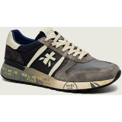 Premiata Sneakersy LANDER 6906 z dodatkiem skóry szary 43 Premiata Sneakersy LANDER 6906 z dodatkiem skóry szary 43