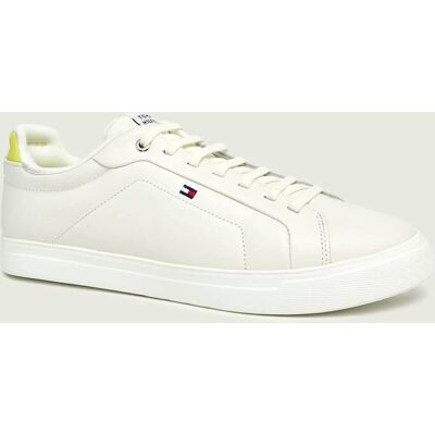 Tommy Hilfiger Skórzane sneakersy ICON COURT biały 45 Tommy Hilfiger Skórzane sneakersy ICON COURT biały 45