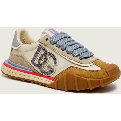 Dolce & Gabbana Sneakersy zamsz beżowy 40 Dolce & Gabbana Sneakersy zamsz beżowy 40