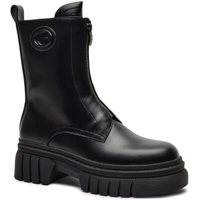 Guess Skórzane botki ANNIA czarny 40 Guess Skórzane botki ANNIA czarny 40