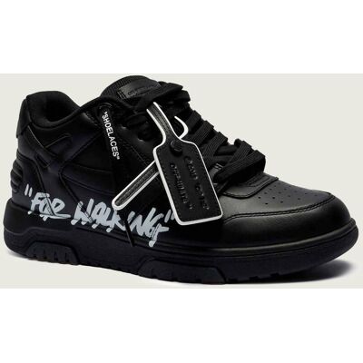 OFF-WHITE Skórzane sneakersy OUT OF OFFICE FOR WALKING czarny 40 OFF-WHITE Skórzane sneakersy OUT OF OFFICE FOR WALKING czarny 40
