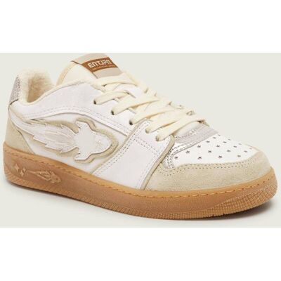 Enterprise Japan Skórzane sneakersy EGG ROCKET 4 zamsz biały 39 Enterprise Japan Skórzane sneakersy EGG ROCKET 4 zamsz biały 39
