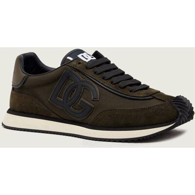 Dolce & Gabbana Sneakersy Cushion zamsz oliwkowy 41 Dolce & Gabbana Sneakersy Cushion zamsz oliwkowy 41