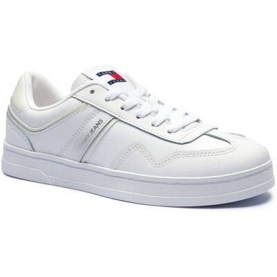 Tommy Jeans Skórzane sneakersy biały 37 Tommy Jeans Skórzane sneakersy biały 37