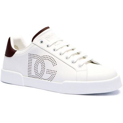 Dolce & Gabbana Skórzane sneakersy biały 41 Dolce & Gabbana Skórzane sneakersy biały 41