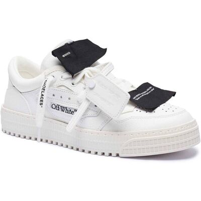 OFF-WHITE Skórzane sneakersy LOW TOP 3.0 OFF COURT biały 40 OFF-WHITE Skórzane sneakersy LOW TOP 3.0 OFF COURT biały 40