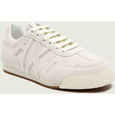 Giorgio Armani Exchange Sneakersy zamsz biały 38 Giorgio Armani Exchange Sneakersy zamsz biały 38