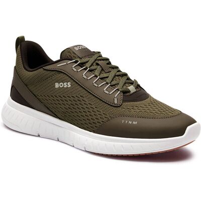 Boss BLACK Sneakersy TTNM LIGHT_Runn_knel khaki 45 Boss BLACK Sneakersy TTNM LIGHT_Runn_knel khaki 45