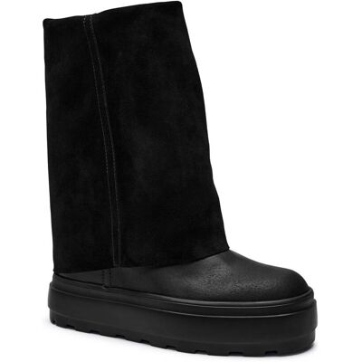Casadei Botki Nomad zamsz czarny 36 Casadei Botki Nomad zamsz czarny 36