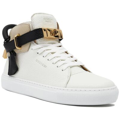 Buscemi Skórzane trampki ALCE kremowy 41 Buscemi Skórzane trampki ALCE kremowy 41