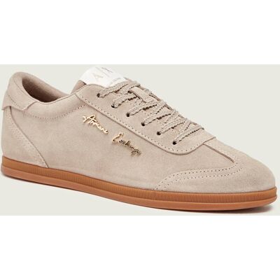 Giorgio Armani Exchange Sneakersy zamsz beżowy 36 Giorgio Armani Exchange Sneakersy zamsz beżowy 36