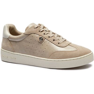 Michael Kors Skórzane sneakersy SCOTTY zamsz beżowy 37 Michael Kors Skórzane sneakersy SCOTTY zamsz beżowy 37