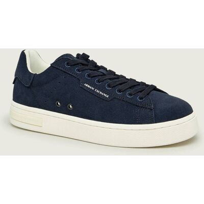 Giorgio Armani Exchange Sneakersy zamsz granatowy 44 Giorgio Armani Exchange Sneakersy zamsz granatowy 44