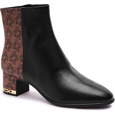 Michael Kors Skórzane botki JUNE czarny 36 Michael Kors Skórzane botki JUNE czarny 36