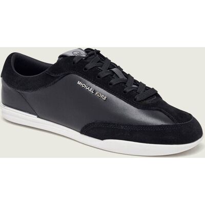 Michael Kors Skórzane sneakersy NOLAN zamsz czarny 38,5 Michael Kors Skórzane sneakersy NOLAN zamsz czarny 38,5