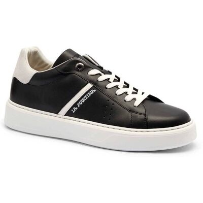 La Martina Skórzane sneakersy czarny 43 La Martina Skórzane sneakersy czarny 43