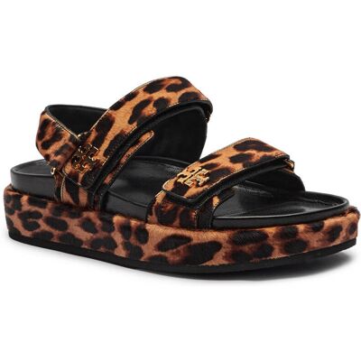 TORY BURCH Skórzane sandały KIRA beżowy 36 TORY BURCH Skórzane sandały KIRA beżowy 36