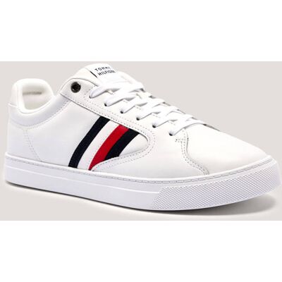 Tommy Hilfiger Skórzane sneakersy ICON COURT biały 40 Tommy Hilfiger Skórzane sneakersy ICON COURT biały 40