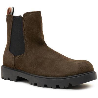 Boss BLACK Sztyblety Adley zamsz khaki 43 Boss BLACK Sztyblety Adley zamsz khaki 43