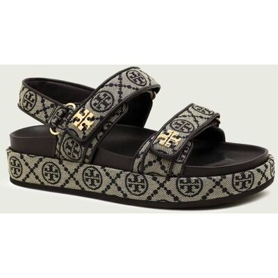 TORY BURCH Skórzane sandały beżowy 38,5 TORY BURCH Skórzane sandały beżowy 38,5