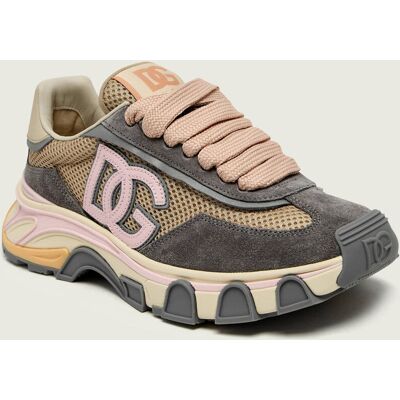 Dolce & Gabbana Sneakersy Country Road zamsz szary 41 Dolce & Gabbana Sneakersy Country Road zamsz szary 41