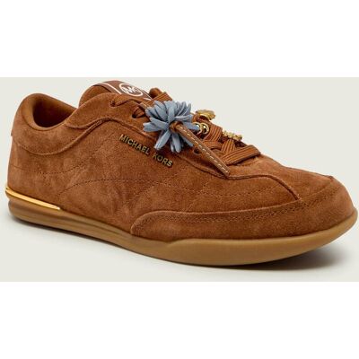 Michael Kors Sneakersy NOLAN zamsz brązowy 38,5 Michael Kors Sneakersy NOLAN zamsz brązowy 38,5