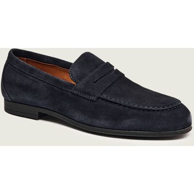 Tommy Hilfiger Loafersy FLEXIBLE zamsz granatowy 46 Tommy Hilfiger Loafersy FLEXIBLE zamsz granatowy 46