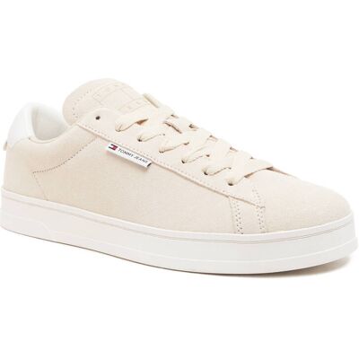 Tommy Jeans Sneakersy zamsz ecru 44 Tommy Jeans Sneakersy zamsz ecru 44