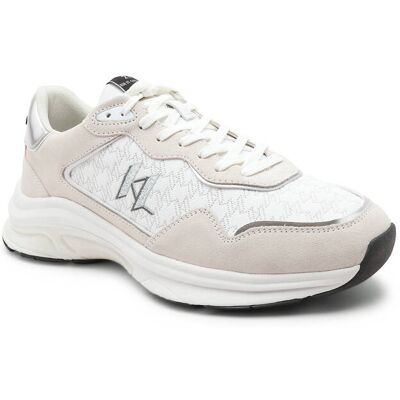 Karl Lagerfeld Sneakersy LUX FINESSE z dodatkiem skóry biały 44 Karl Lagerfeld Sneakersy LUX FINESSE z dodatkiem skóry biały 44