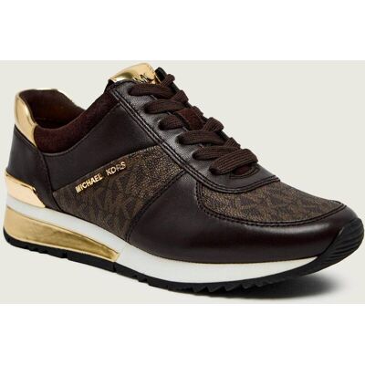 Michael Kors Sneakersy Allie Logo brązowy 36,5 Michael Kors Sneakersy Allie Logo brązowy 36,5