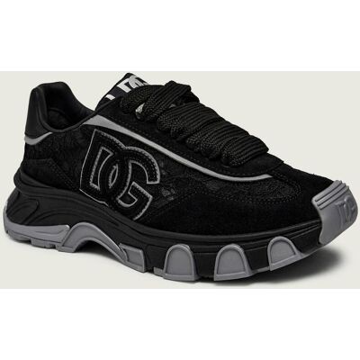 Dolce & Gabbana Sneakersy zamsz czarny 38 Dolce & Gabbana Sneakersy zamsz czarny 38