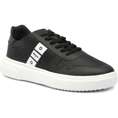 BLAUER Sneakersy BLAIR z dodatkiem skóry czarny 41 BLAUER Sneakersy BLAIR z dodatkiem skóry czarny 41
