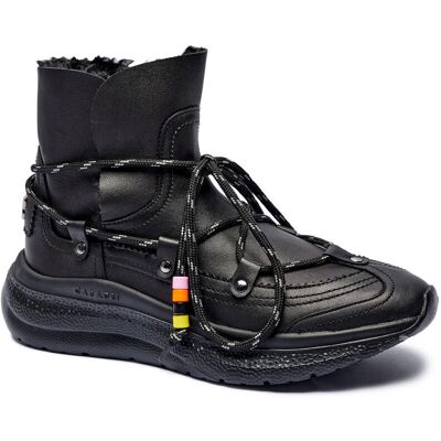 Casadei Skórzane sneakersy VALSEN czarny 38 Casadei Skórzane sneakersy VALSEN czarny 38