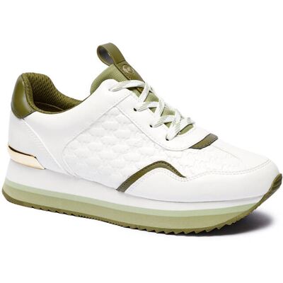 Michael Kors Skórzane sneakersy Raina biały 38,5 Michael Kors Skórzane sneakersy Raina biały 38,5