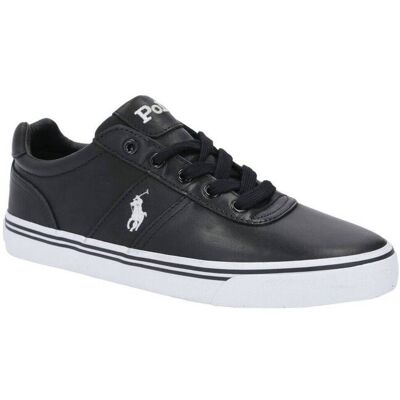 Polo Ralph Lauren Skórzane trampki HANFORD czarny 40 Polo Ralph Lauren Skórzane trampki HANFORD czarny 40
