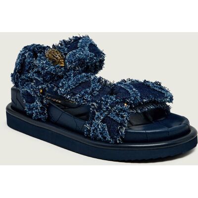 Kurt Geiger Jeansowe sandały ORSON granatowy 39 Kurt Geiger Jeansowe sandały ORSON granatowy 39