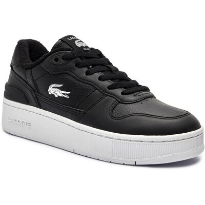 Lacoste Skórzane sneakersy czarny 36 Lacoste Skórzane sneakersy czarny 36