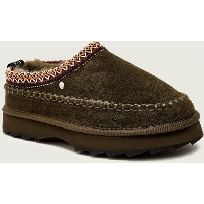 Emu Australia Mule Sharky Adventure Scuff z dodatkiem wełny zamsz oliwkowy 38 Emu Australia Mule Sharky Adventure Scuff z dodatkiem wełny zamsz oliwkowy 38