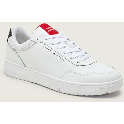 Tommy Hilfiger Skórzane sneakersy BASKET CORE LITE LTH biały 43 Tommy Hilfiger Skórzane sneakersy BASKET CORE LITE LTH biały 43