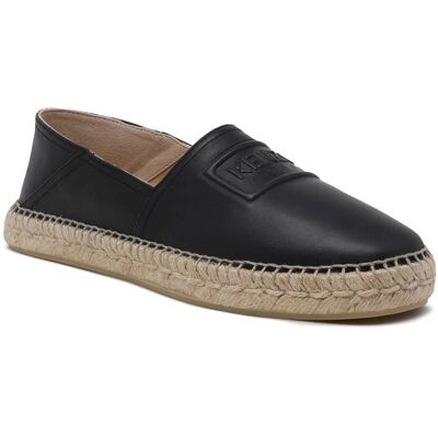 Kenzo Skórzane espadryle czarny 41 Kenzo Skórzane espadryle czarny 41