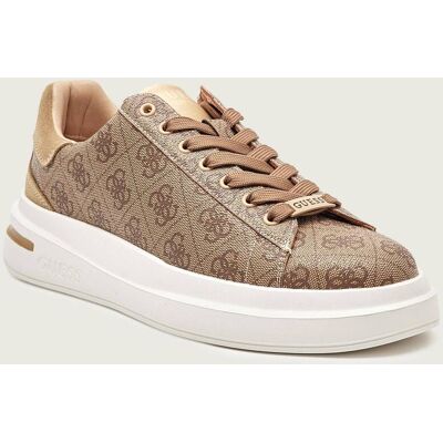 Guess Sneakersy ELBA zamsz beżowy 42 Guess Sneakersy ELBA zamsz beżowy 42