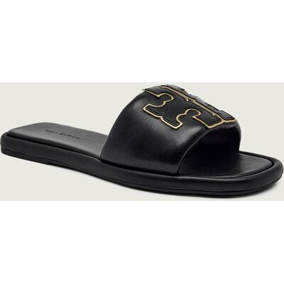 TORY BURCH Skórzane klapki czarny 37,5 TORY BURCH Skórzane klapki czarny 37,5