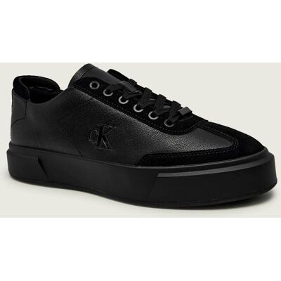 Calvin Klein Skórzane sneakersy CUPSOLE zamsz czarny 44 Calvin Klein Skórzane sneakersy CUPSOLE zamsz czarny 44
