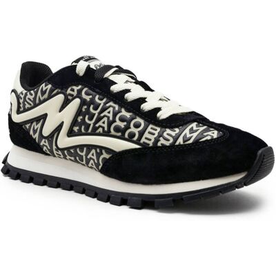 Marc Jacobs Sneakersy z dodatkiem skóry czarny 36 Marc Jacobs Sneakersy z dodatkiem skóry czarny 36