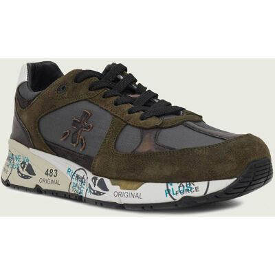 Premiata Sneakersy MASE zamsz oliwkowy 42 Premiata Sneakersy MASE zamsz oliwkowy 42