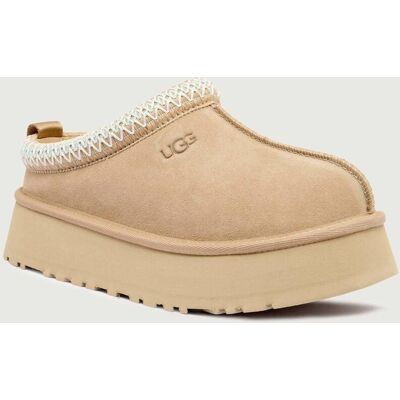UGG Mule W TAZZ II z dodatkiem wełny zamsz beżowy 38 UGG Mule W TAZZ II z dodatkiem wełny zamsz beżowy 38