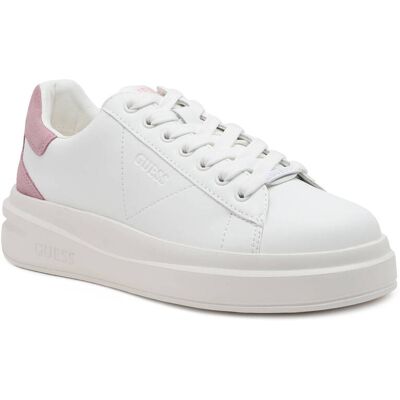 Guess Skórzane sneakersy LADY ELBINA biały 35 Guess Skórzane sneakersy LADY ELBINA biały 35