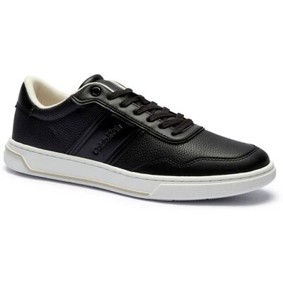 Calvin Klein Skórzane sneakersy Low Top Lace Up Logo czarny 40 Calvin Klein Skórzane sneakersy Low Top Lace Up Logo czarny 40